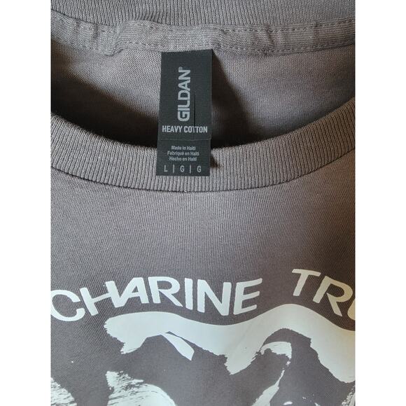 Saccharine trust band t shirt size large asphalt gray - Picture 2 of 2